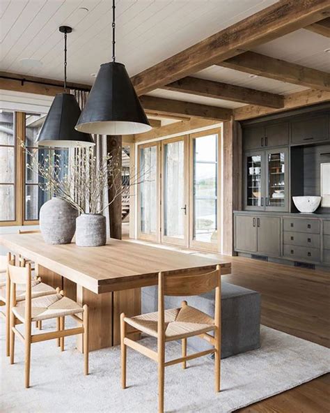 How To Mix Wood Tones Like A Pro Dining Room Design House Interior