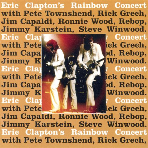 Eric Clapton Eric Claptons Rainbow Concert Cd Discogs
