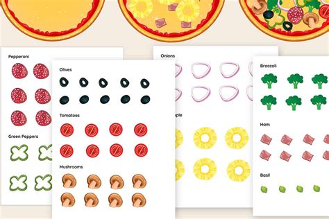 Make A Pizza Printable Pizza Toppings Cutouts Mrs Merry