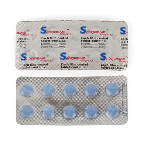 sextreme power xl sildenafil citrate 100 мг dapoxetine 60 мг