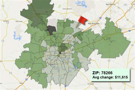 Bexar County Zip Code Map Printable
