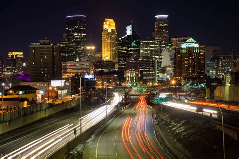 Downtown Minneapolis Last Night In The Cold Rtwincities