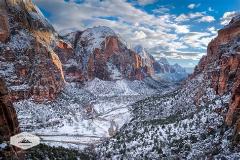 Zion National Park In Winter James Udall