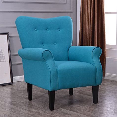 Belleze Living Room Armchair Linen Armrest Modern Accent Arm