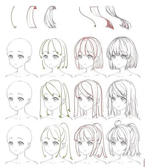 How To Draw Simple Anime Hair 8054 Cloud Hd Wallpapers