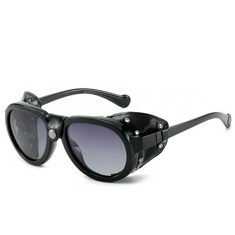 gothic steampunk sunglasses for women men retro vintage punk rivet wrap goggles sunglasses with