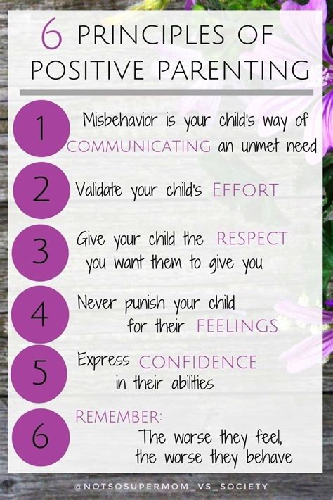 6 Principles Of Positive Parenting Positive Parenting Smart