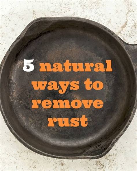5 Home Remedies To Remove Rust Natural Rust Removers Apartment