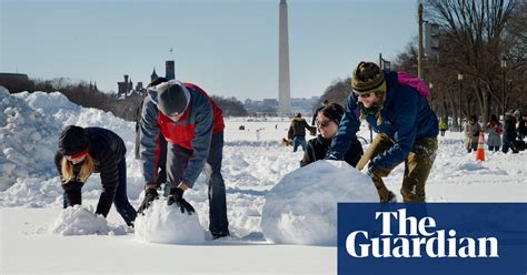 East Coast Digs Out Of Snow Storm In Pictures Us News The Guardian