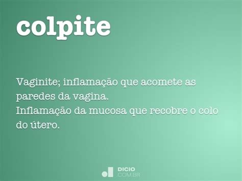 Colpite - Dicio, Dicionário Online de Português