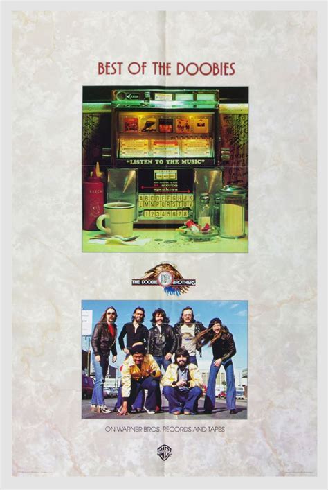 The Doobie Brothers Poster Best Of The Doobies 1978 New Album Promo 23