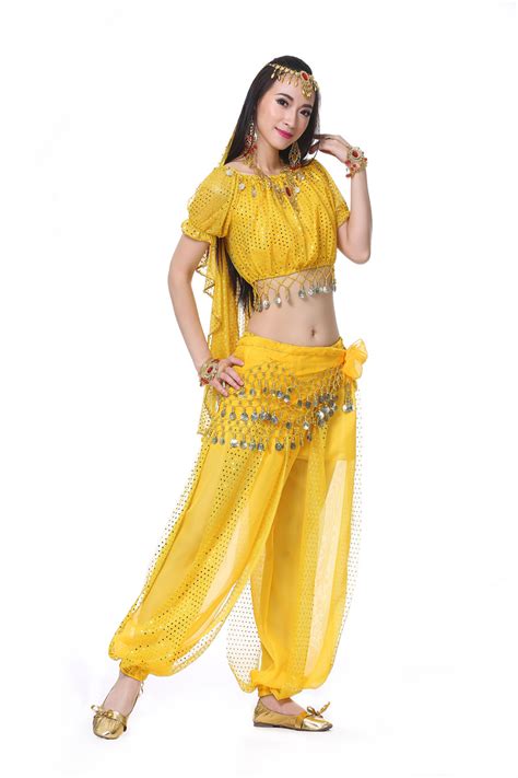 Dancewear Polyester Arabic Belly Dance Costumes For Ladies 916888