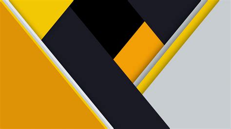 Yellow Material Design Abstract