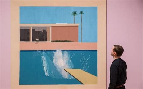 A Bigger Splash By David Hockney At The David Hockney Retrospective