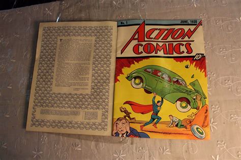 1938 Dc 1st Edition Action Comic 1974 Reproduction National