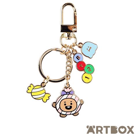 Buy Line Friends Bt21 Baby Shooky Jelly Candy Enamel Keychain At Artbox