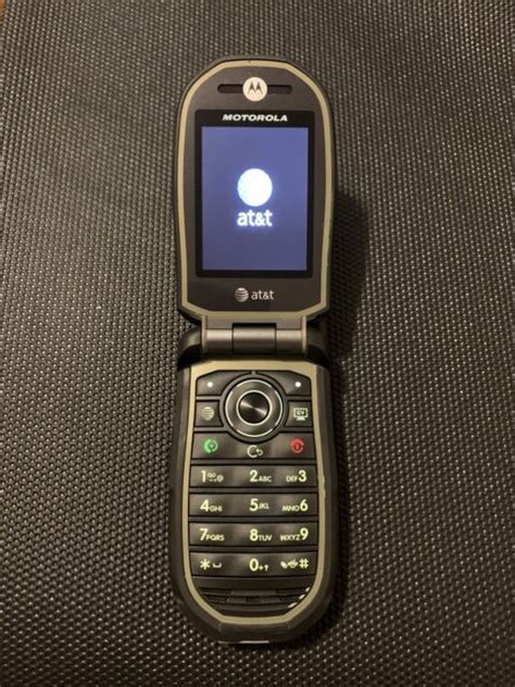 Motorola Tundra Va76r Black Atandt Cellular Phone For Sale Online Ebay