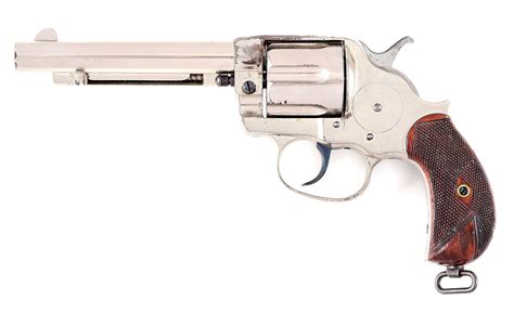 A English Cased Colt Model 1878 455 Eley Double Action Revolver With