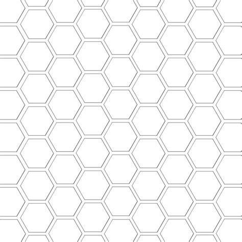 Hexagon Pattern Template 12 And A Half Inch Sq Mel Stampz Hexagon