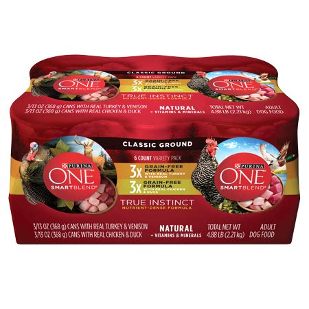 Whether you want to encourage your pup to eat more, increase the nutritional value of their meal, or simply enhance the taste of their usual kibble, dog food toppers are something to consider. Purina ONE SmartBlend True Instinct Natural Classic Ground ...