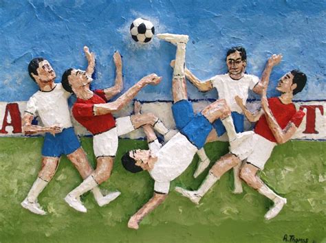 Can I Make 1 For You Soccer Players Original 3d Mixed Media Sports