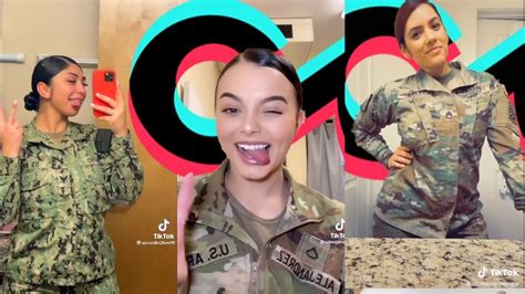 most famous military girls tiktok compilation 2021 military girls tiktok tiktok compilation