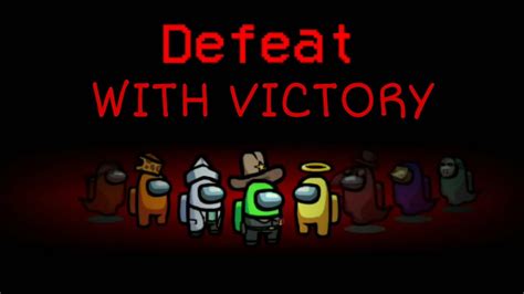 Defeat With Victory Sound In Among Us Youtube