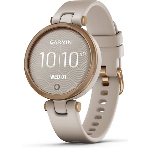 Garmin Lily Gps Smartwatch Sport Edition Rose Gold And Light Sand