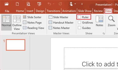 How To Show Or Hide Ruler In Powerpoint My Microsoft Office Tips