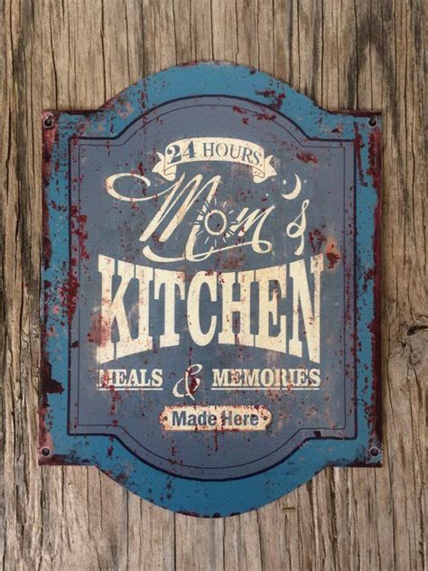 Vintage Style Tin Metal Sign T For Her Mothers Day Etsy