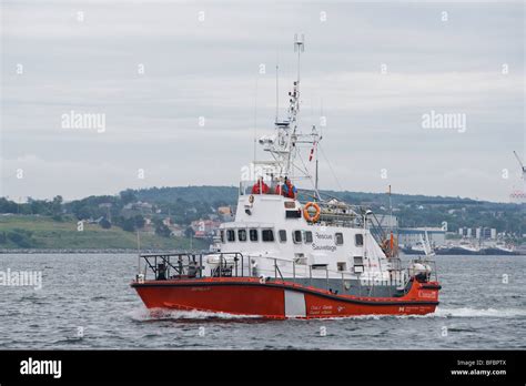 A Canadian Coast Guard Lifeboat Stock Photo Alamy