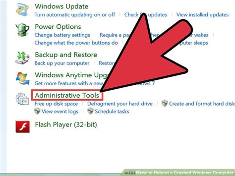 Compared to latest versions of windows, the best way to reboot my laptop running windows 7/vista/xp is the start menu. How to Reboot a Crashed Windows Computer: 8 Steps (with ...