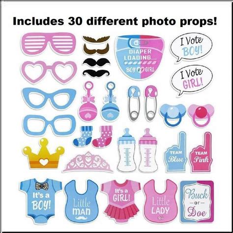 gender reveal party supplies 117 pieces with 36 inch etsy