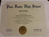 Penn Foster Online Diploma Pictures