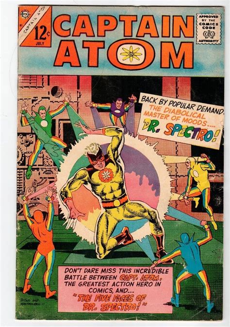Charlton Captain Atom 81 Ditko Art Gvg July 1966 Vintage Comic Ebay