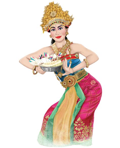 Digital Painting Of Bali Dancer Indonesia Proud To Introduce You The