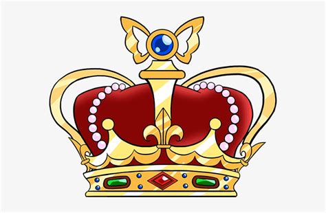 How To Draw A In Few Easy Crown Cartoon Drawing Free Transparent