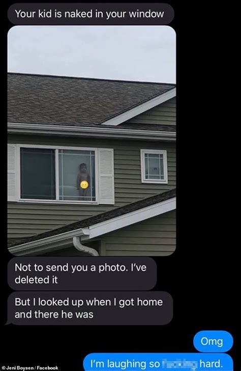 Mom Gets Text From Neighbor Calling Out Her Naked Son At The Window Hot Sex Picture