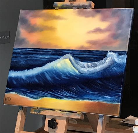 Bob Ross Ocean Paintings