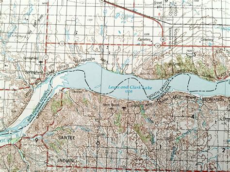 Antique Sioux City Iowa 1955 Us Geological Survey Topographic Etsy