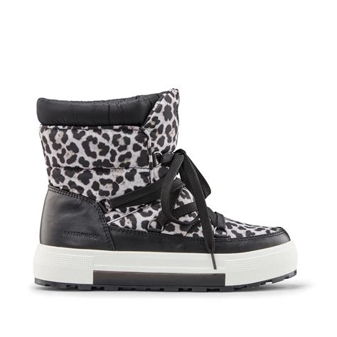 cougar wink nylon waterproof boot with primaloft leopard waterpr soles nail lounge