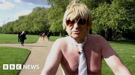 Conservative Mp Michael Fabricant Cycles Naked Through London Park