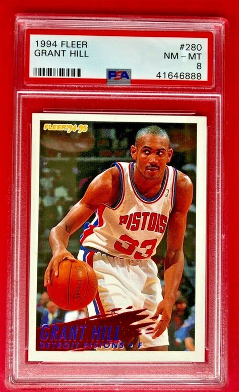 Data as of august 9, 5:26 am edt. Auction Prices Realized Basketball Cards 1994 Fleer Grant Hill