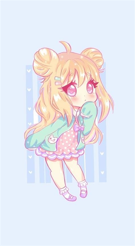 Pastel Anime Girl Kawaii Chibi