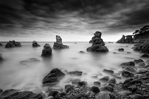 Fotografía De Paisaje En Blanco Y Negro éxodos Asemeyando Asociación