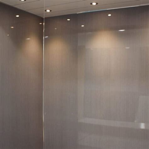 Grey Linen 25cm X 270cm Wet Wall Panel Wet Walls And Ceilings