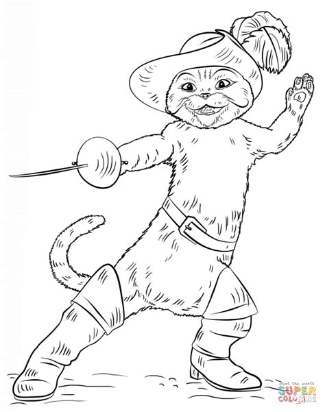 Puss In Boots Coloring Pages - BOOTS JER