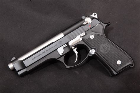 Beretta Usa Corp Model 92fs 92 Fs Two Tone Stainless And Black 49