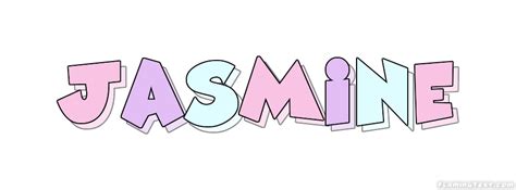 Jasmine Name Logo
