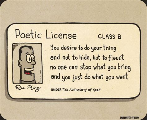Poetic License - Brainless Tales